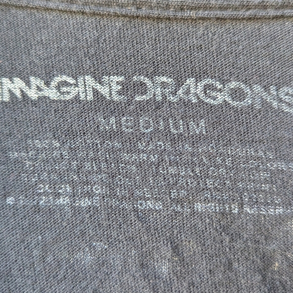 Imagine Dragons 2022 Mercury World Tour Short Sleeve Concert T-Shirt MED Black - Picture 4 of 7
